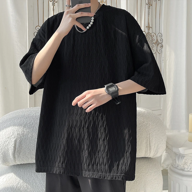 

Мужская модная спортивная футболка с коротким рукавом, размеры 5XL, 4XL