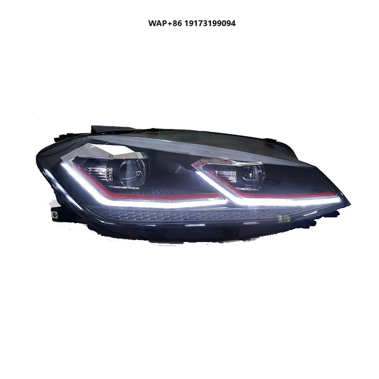 

Factory Sale Front Bumper HeadLamp Headlight Upgrade GT Style LED Headlights for-Volkswagen VW Golf 7 Golf 7.5 2013-2020