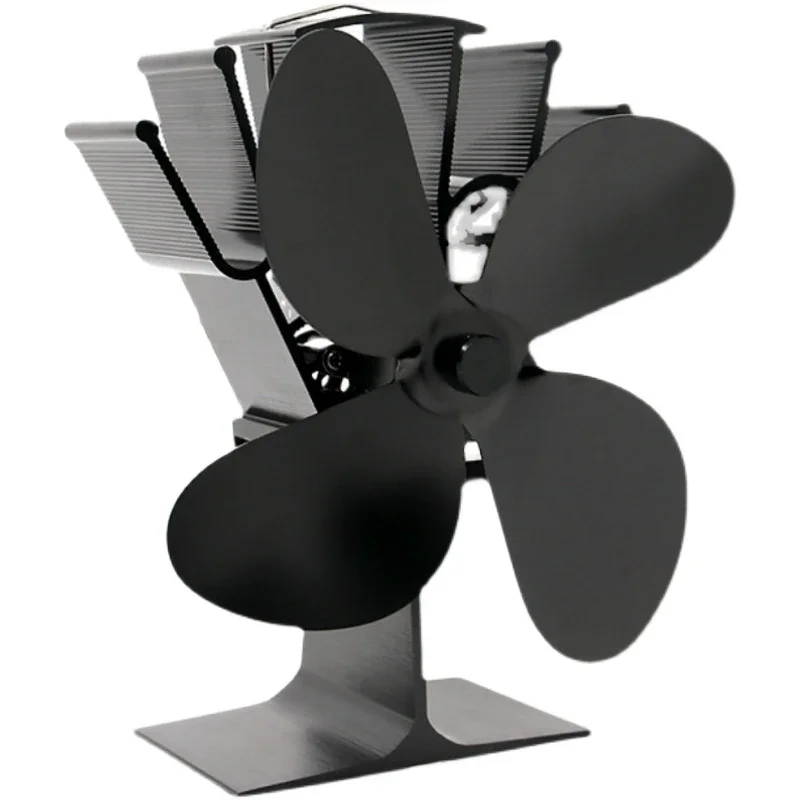 Fireplace fan Temperature difference power generation High temperature thermal energy fan Outdoor ice fishing Heating furnace