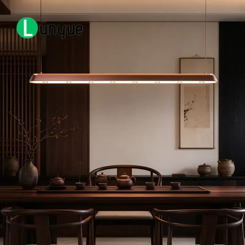 Modern Luxury Champagne Gold Aluminum Chandelier Original Design Pendant Light for Dining Room Study Kitchen Island Showroom