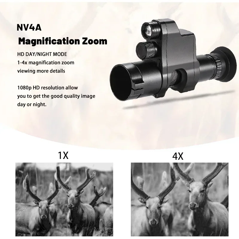 Digital Night Vision 1080P Video Camera Infrared Monocular Multiple Image Mode Crosshair Hunting Night Sight Scope