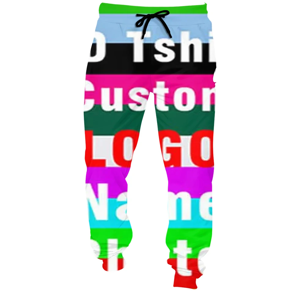

Youth Free Custom Made Name Number Logo Zar Casual Pants Nation Flag Za Country College Img Team Print Photo Trousers