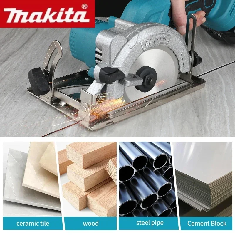 Makita 5Inch Brushless Electric Circular Saw  Cordless Handheld Multifunctional Wood Metal Cutter Power Tool