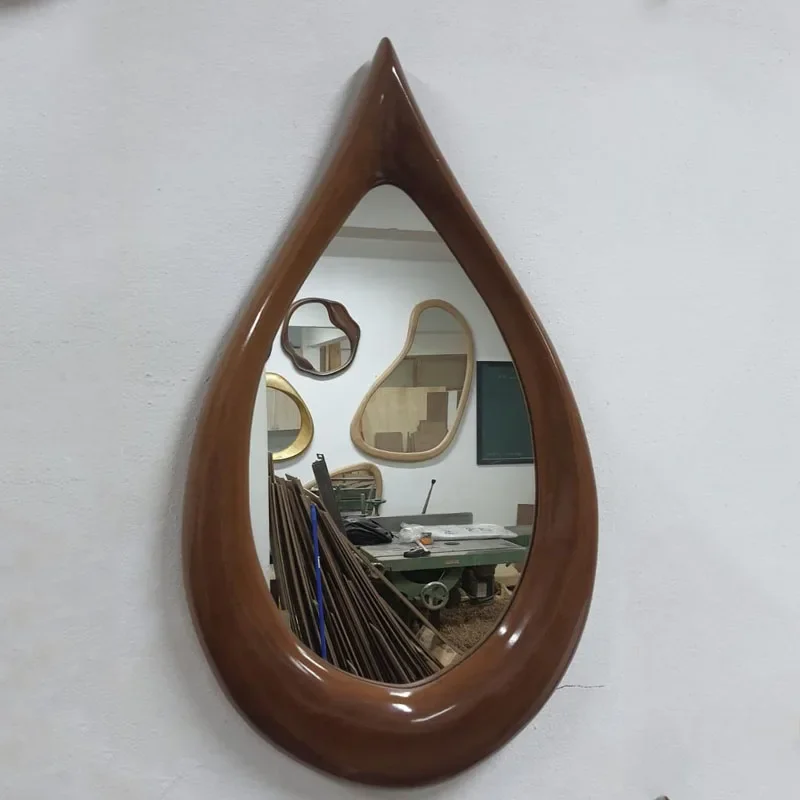 Specchio da bagno francese retrò per bagno, specchio per lavandino domestico, da appendere alla parete