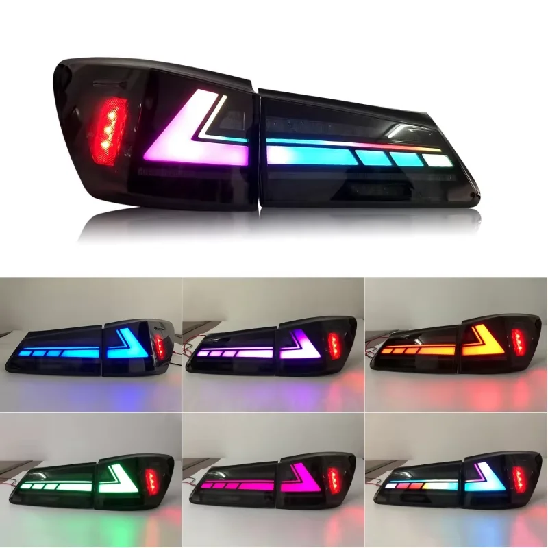 2006-2012  IS Series LED Tail Lamp RGB Design Plug Play High Quality 36W Cool White IS250 IS350 ISF Headlamp Modification