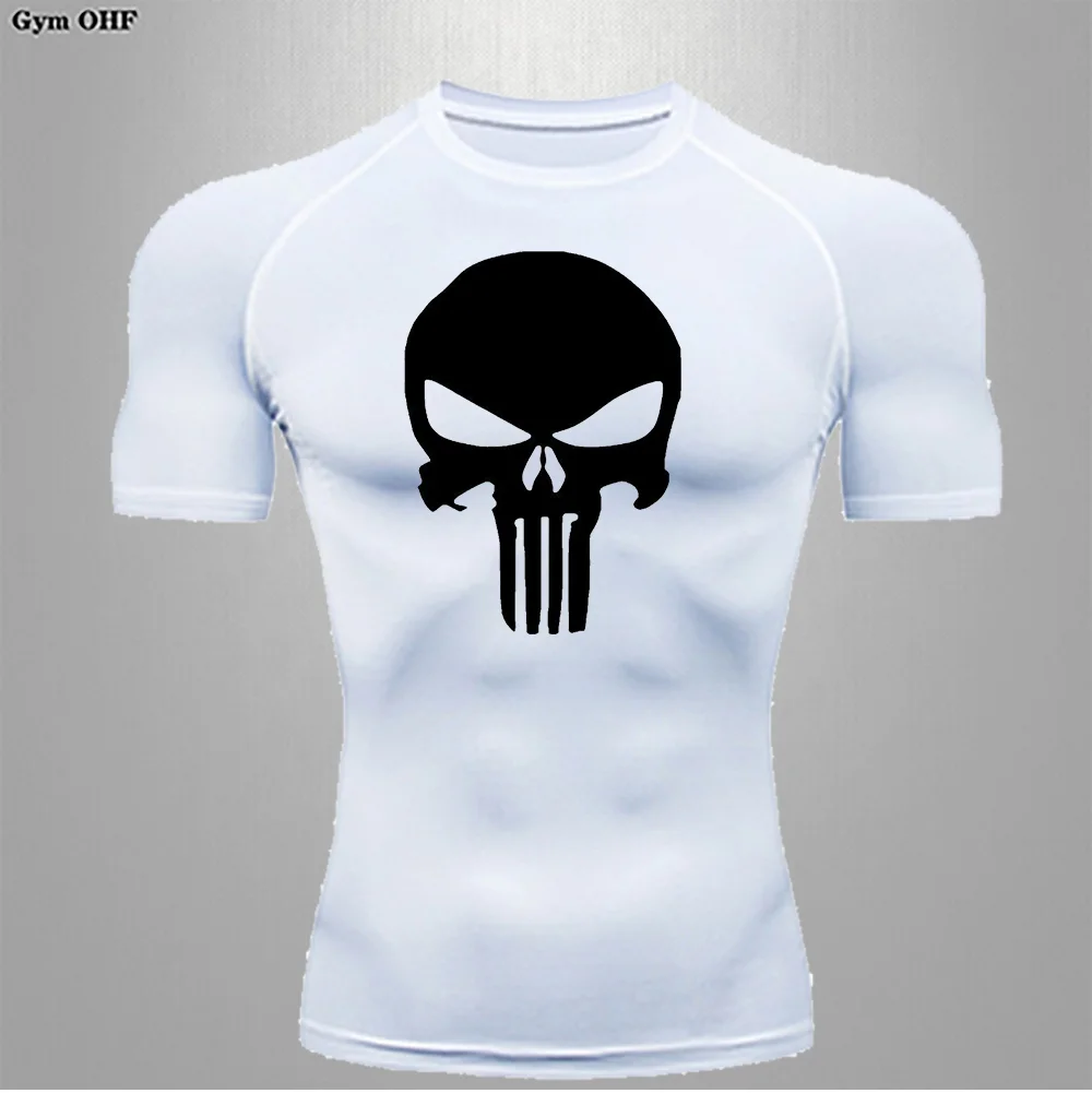 Sports T shirt Man Quick Drying Exercise Slim Gym Fit Fitness Tight Fit Shirt Training Running T shirts Breathable Sports Lycra image 2