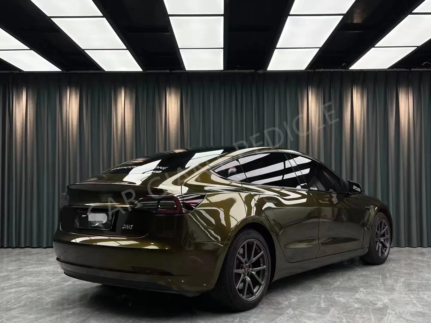 PET Midnight Gold vinyl film automotive packaging for automotive packaging bubble-free easy installation