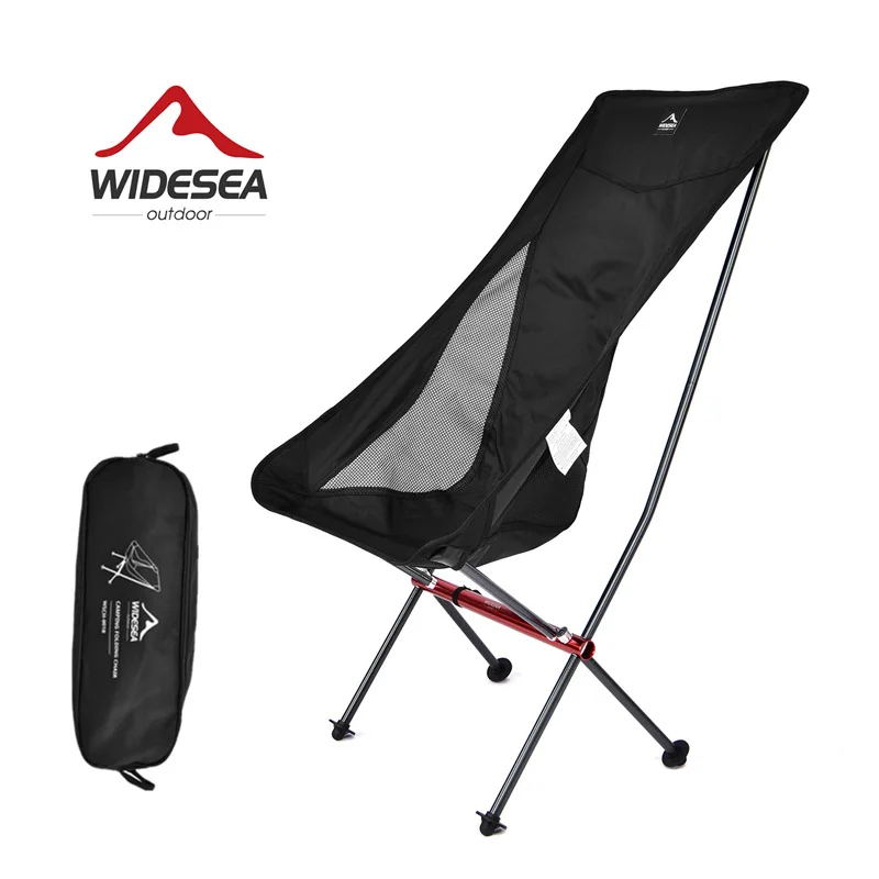 

Widesea Camping Fishing Folding Chair Tourist Beach Chaise Longue Chair for Relaxing Foldable Leisure Travel Furniture Picnic