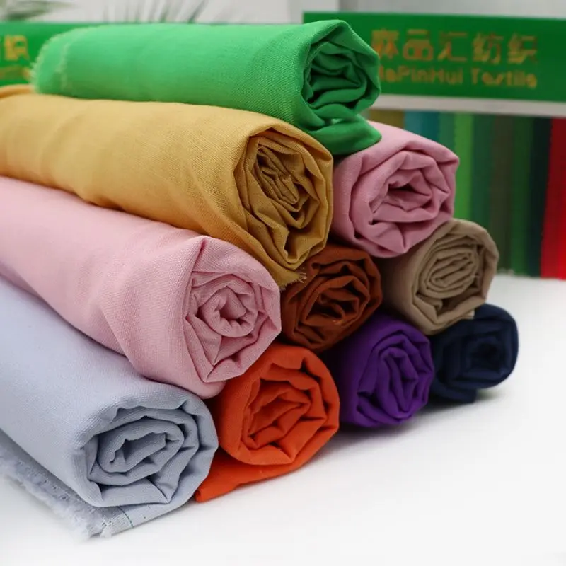 Natural 200gsm 11sx11s 100% linen fabric for pants shirts suits jackets men and women linen apparel sewing by meter 1/3/6