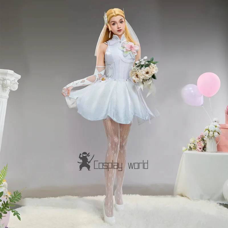 أنيمي امرأة غير مرئية سو العاصفة تأثيري حلي النساء ملابس الهالوين فستان الزفاف موحدة المهوس الفتيات كرنفال البدلة