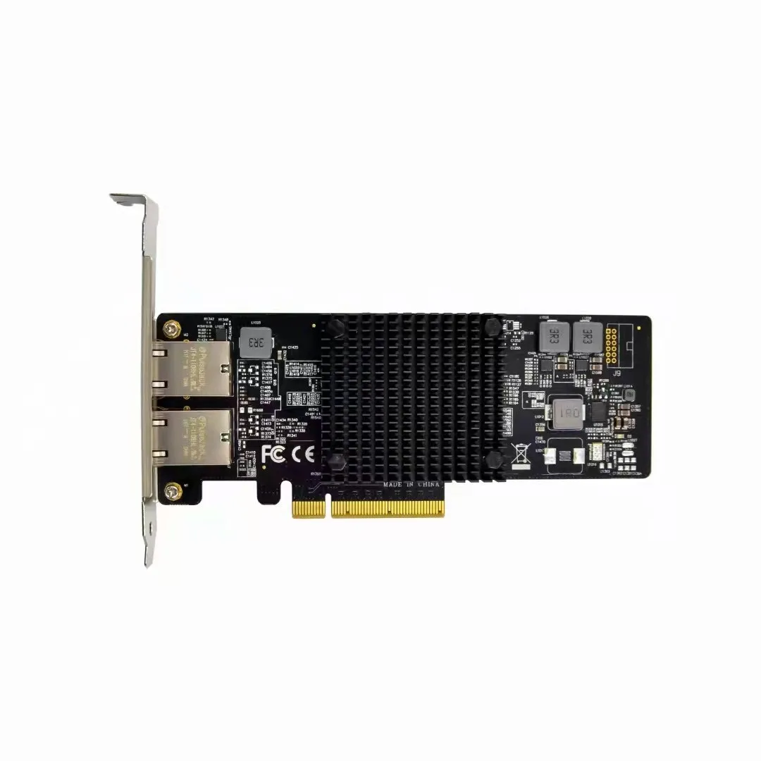 10Gb PCI-E x8 Network Card Dual Copper RJ45 Port PCI Express Ethernet LAN Adapter NIC Compare to Intel X550-T2