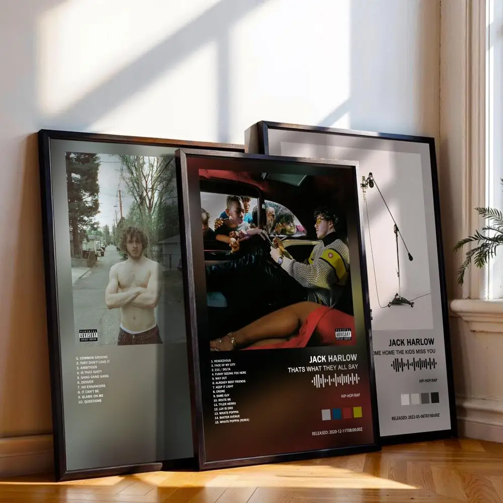 Jack Harlow Poster, Musik-Album-Cover für Zimmer, Leinwandgemälde, Kunstdruck, Wanddekoration, Bild, Geschenk