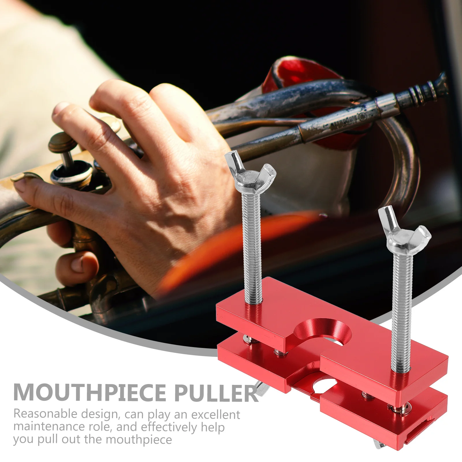 

Mouthpiece Trumpet Durable Horn Adjustable Hug Tool Trumpets Puller Brass Wind Instrument Holder Trombone Puller Tool Instrument