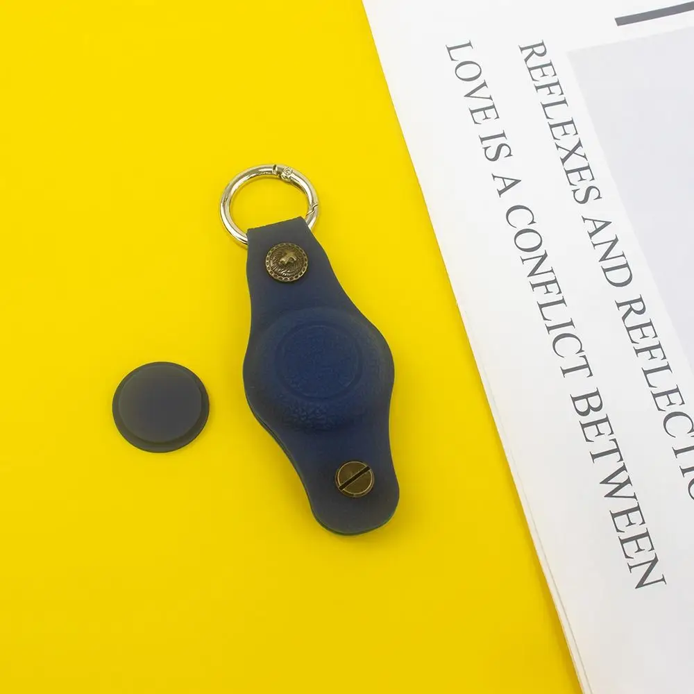 정리함 키 체인 실리콘 케이스, 방수 키체인 커버 액세서리, 에어태그용 소프트 키 체인 링 거치대, 신제품