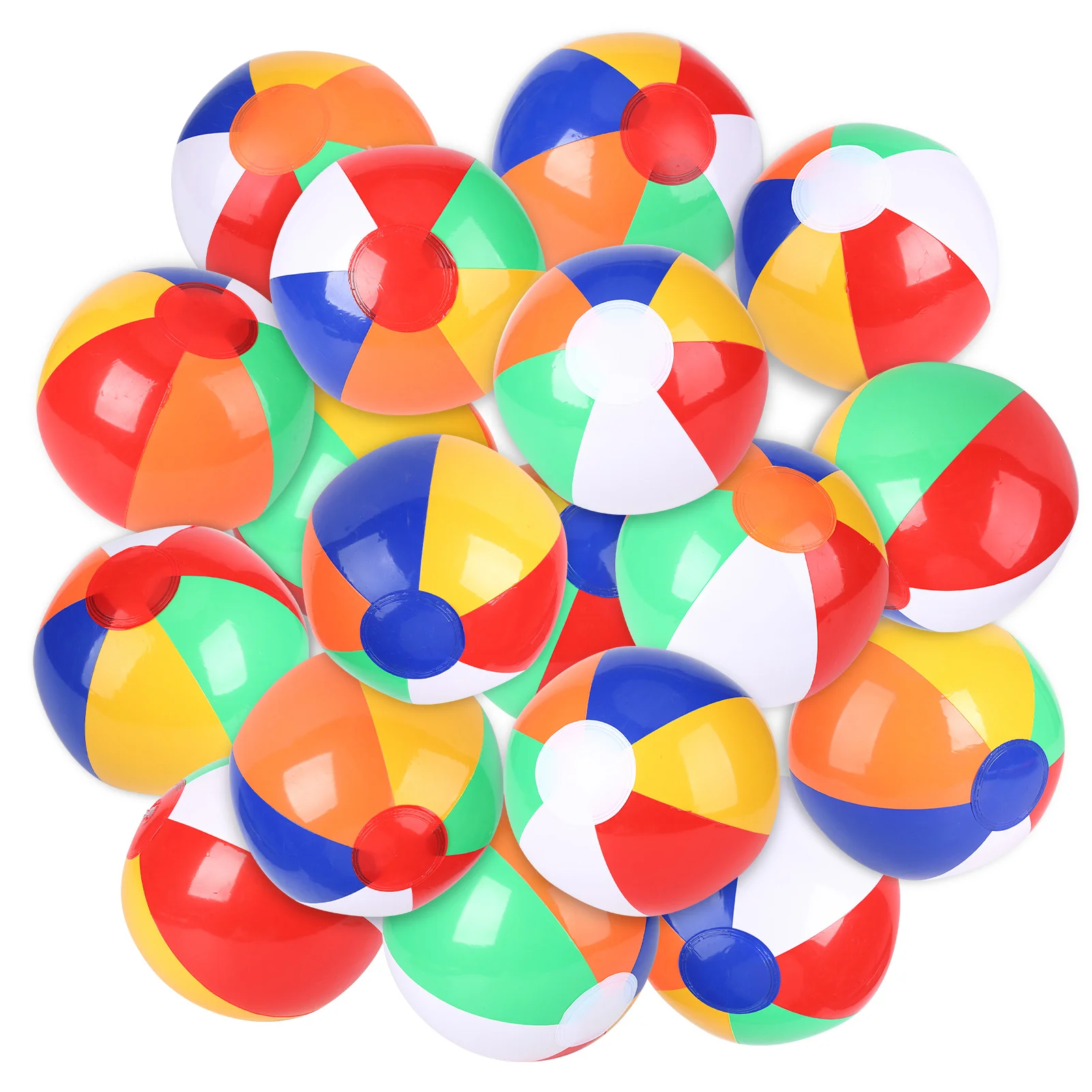 18 pçs bolas de praia infláveis para crianças piscina jogar cores verão bola de água diversão ao ar livre indoor jogar atividades aniversário favores