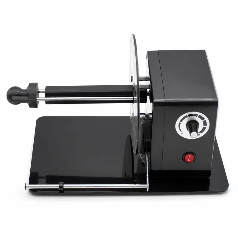 Mini Electric Label Rewinder Desktop Small Winding Machine Automatic Sticker Roll Coreless Spooler for Thermal Printer