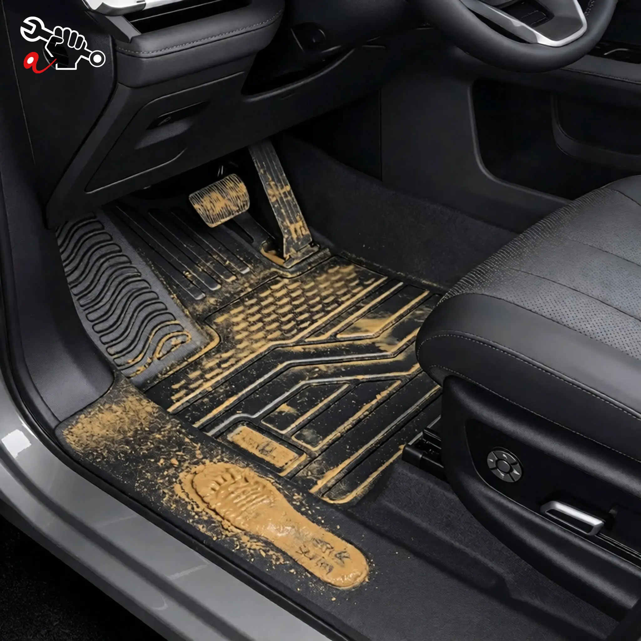 Left-Hand Drive Car Custom Fit Floor Mat For Voyah Taishan X8 2026 Door Sill Wrapped Waterproof Full Coverage Floor Liner Protec