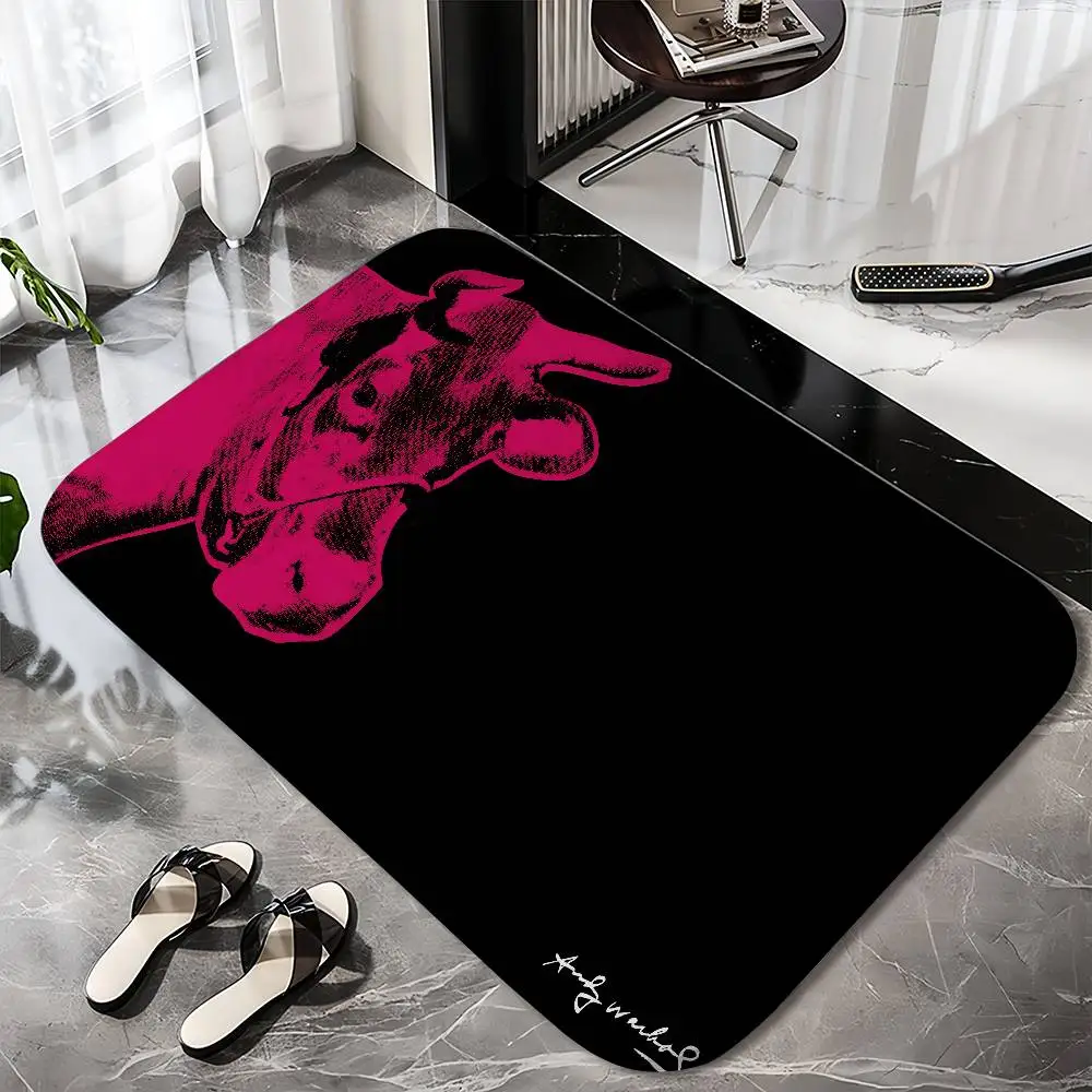 

Andy Warhol Floor Mat Printed Large Carpets Room And Bedroom Carpets Bathroom Anti Slip Door MATS Small Carpets