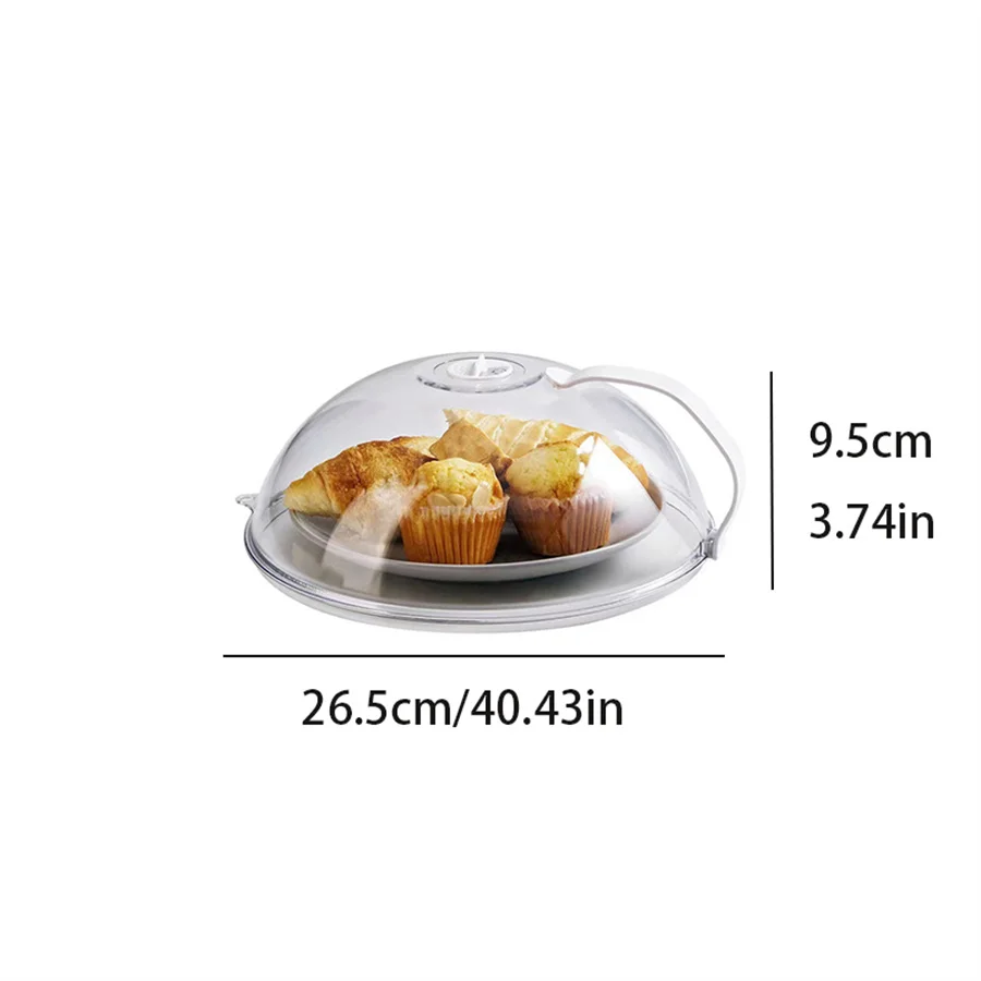 Microwave oven heating appliance Bowl cover Refrigerator round plastic transparent oil spillproof fresh cover bowl cover