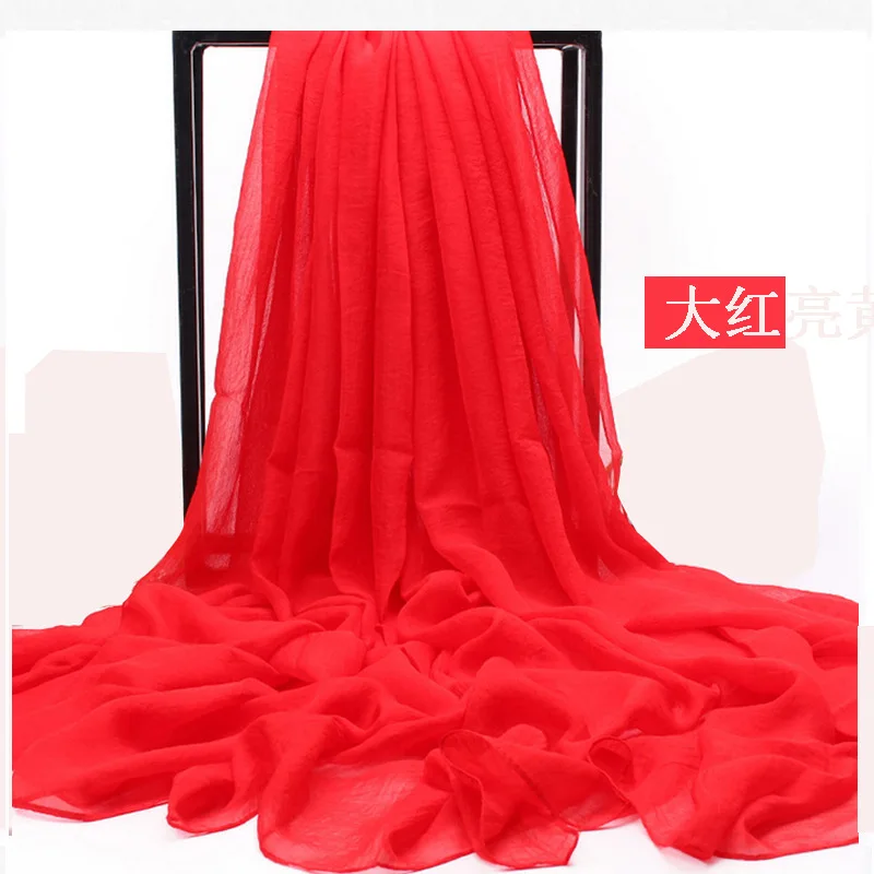 Women Fashion Scarf for Ladies Shawl Spring Summer Female Gift Scarves Long Shawl Accessories Air Conditioning Candy Colors