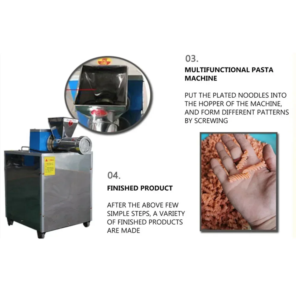 New Multifunctional Pasta Conch Noodle Machine Nutritious Fruit And Vegetable Pasta Screw Noodle Machine