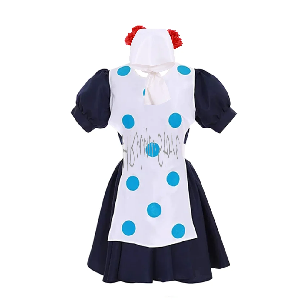 

customized--Anime cos Susie Q Cosplay Costume Lolita Dress Outfit for Halloween Party Maid Costume Female Cosplay Accessories
