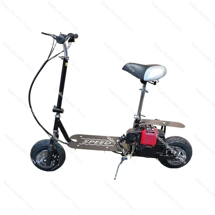 Applicable to Gasoline-powered Scooter Mini Scooter Adult Small Wheel Scooter Ran Oil Two-punch Bicycle