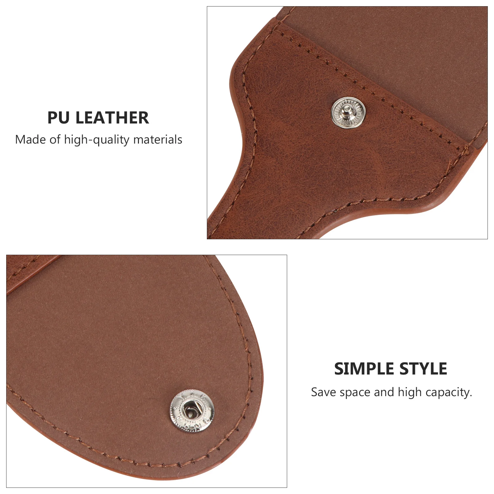 

2Pcs Space-Saving Scissor Container Pouch for Multiple Scissors Brown Scissor Bag Storage Pouch