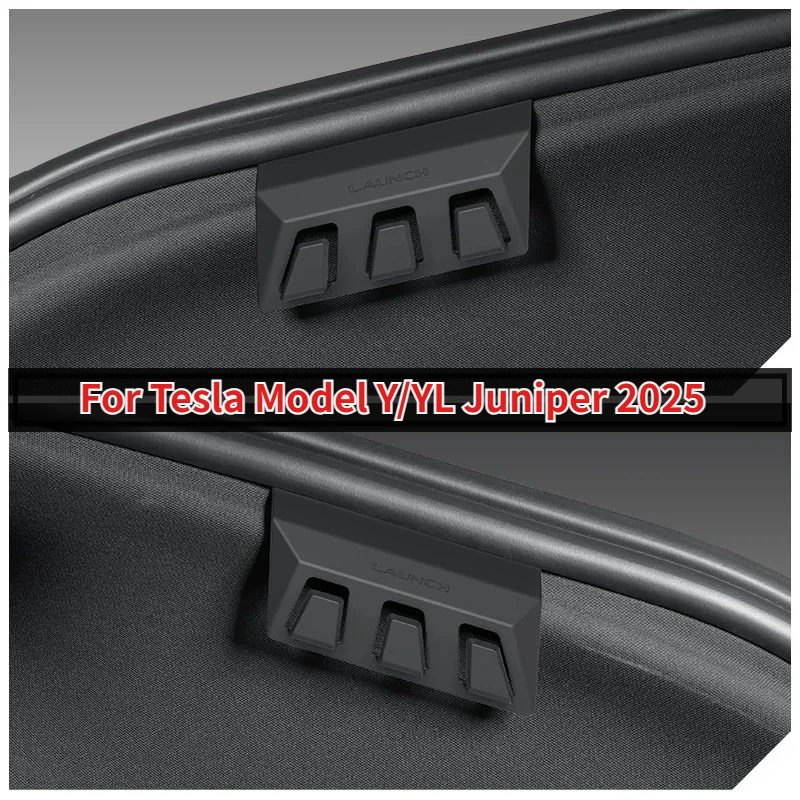 

Для Tesla Model Y Juniper 2025 задний багажник, боковой скрытый крючок, держатель для хранения, багажник, продуктовая сумка, крючок, вешалка, аксессуары для интерьера