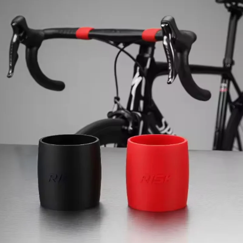 Bicycle Handlebar Tape Fixing Rings Silicone Anti Slip High Elastic Rubber Sleeve Road Mountain Bike Handlebar Installation