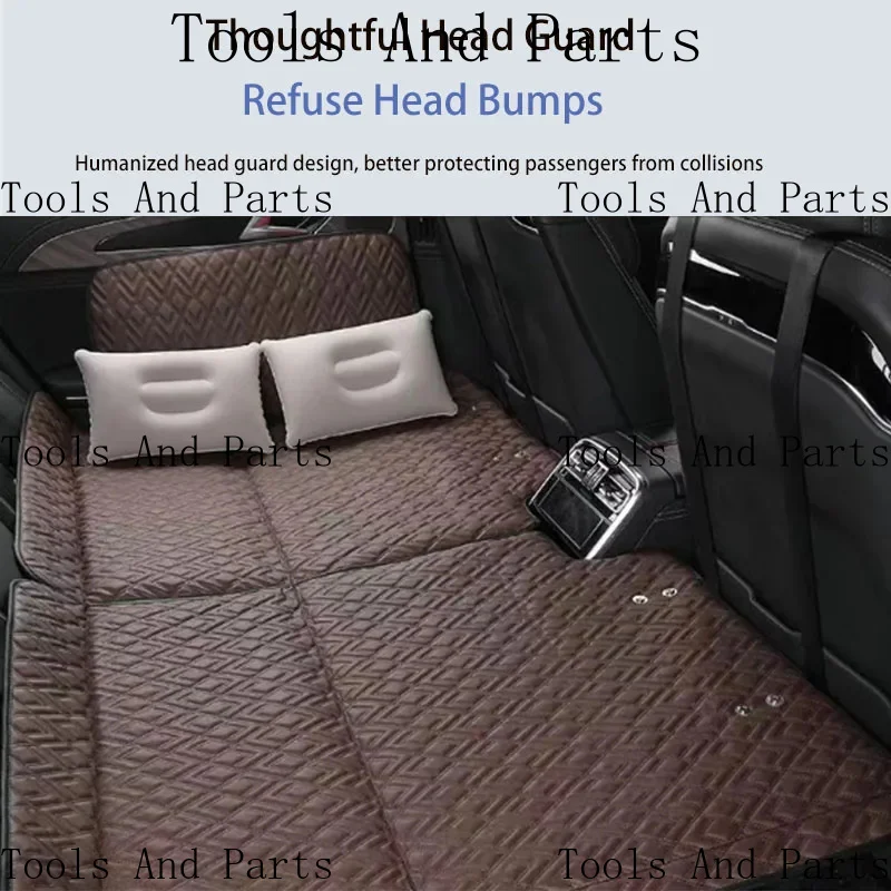 

SUV Vehicle Back Seat Sleeping Mattress With Bracket Universal Car Travel Bed Foldable Auto Camping Mat Can Protect The Head