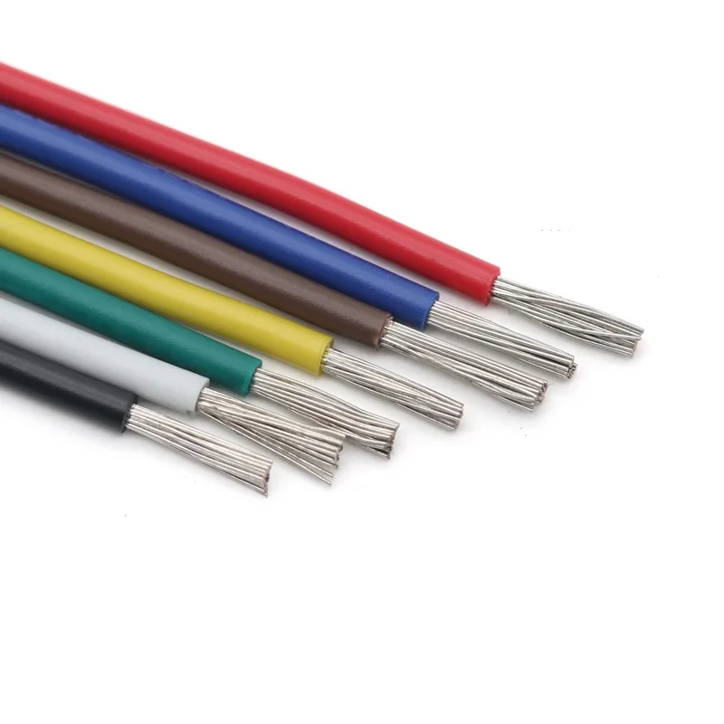 2M UL1007 PVC Tinned Copper Wire Cable 16/18/20/22/24/26/28/30 AWG DIY Home Repair Cable
