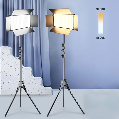 Luz LED de estudio fotográfico U600/U800 para juegos Youbute, iluminación de vídeo en vivo, lámpara de Panel de fotografía de grabación de vídeo LED portátil