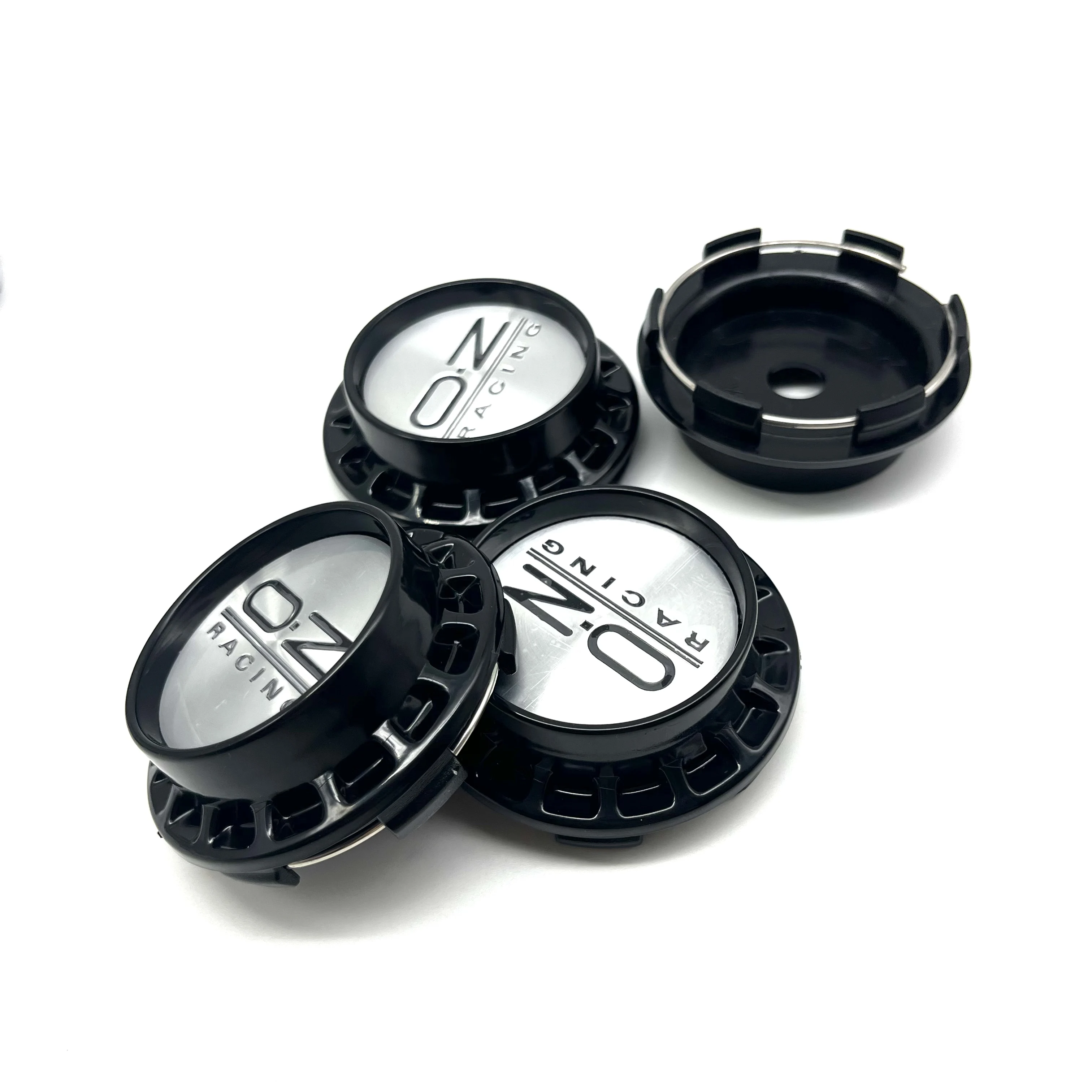4 stuks/verpakking 67mm auto wielnaafdoppen velg centrum hub cover K67 hoge dop passend voor 45mm OZ O.Z Racing embleem stickers styling accessoires