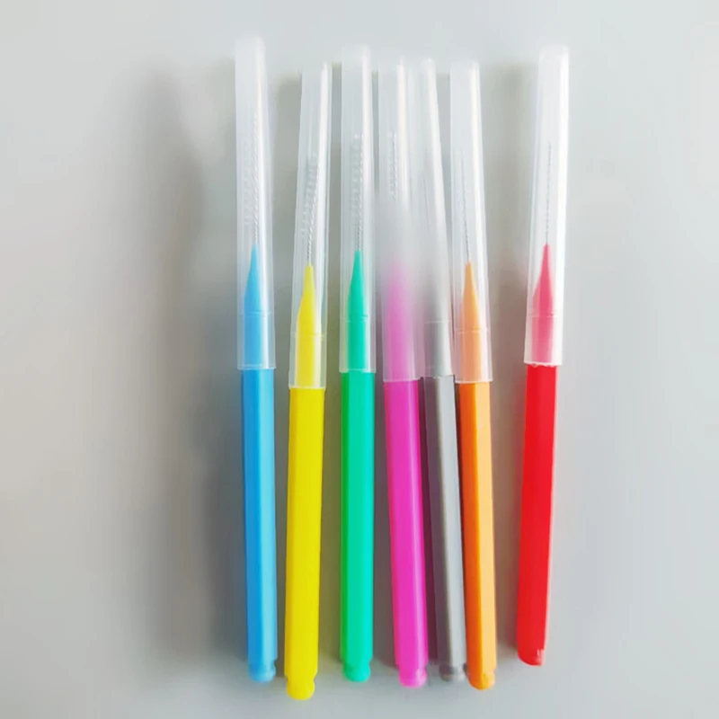 10 pz Micro Spazzole Pieghevoli Microbrush Usa E Getta Applicatori Estensioni Delle Ciglia Colla Per Ciglia Spazzola di Pulizia per Ciglia