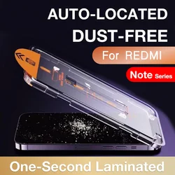 Voor Redmi Note 12 Turbo 11 11T 11e 10 9 9S 8 6 Pro Plus 4G 5G Gehard Glas Schermbeschermer Eenvoudig Te Installeren Auto-Stofverwijderingsset