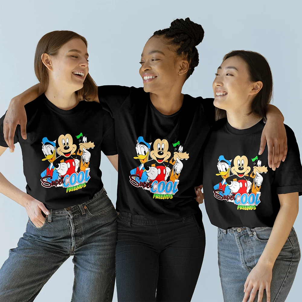 Disney Trip Shirts Funny Women Friends Matching Outfits Disneyland Vacation Tshirt Cosplay Mickey Minnie Mouse Costumes Tee Tops