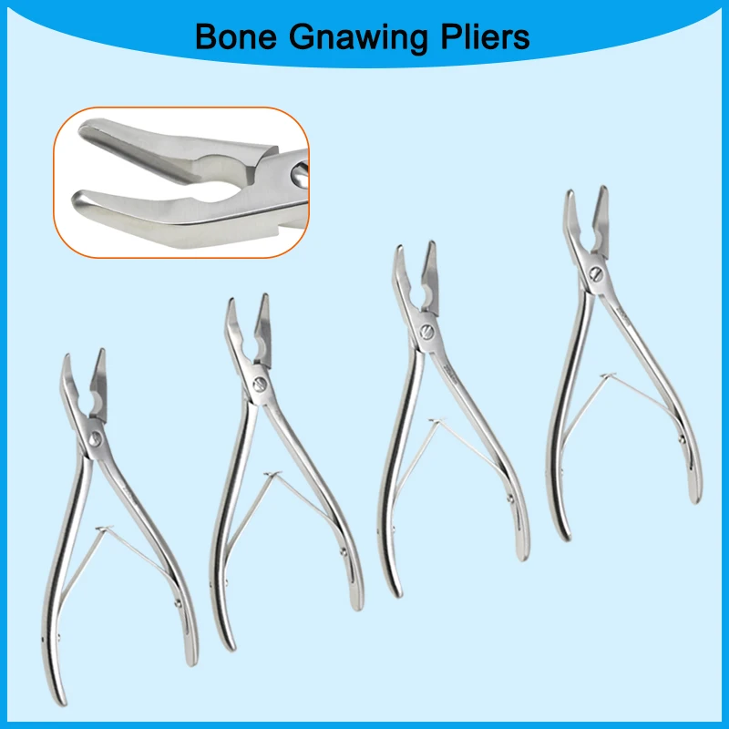 

1pcs Single Joint Rongeur Curved Bone Rongeur Forceps Stainless Steel Orthopedic Instrument Pet