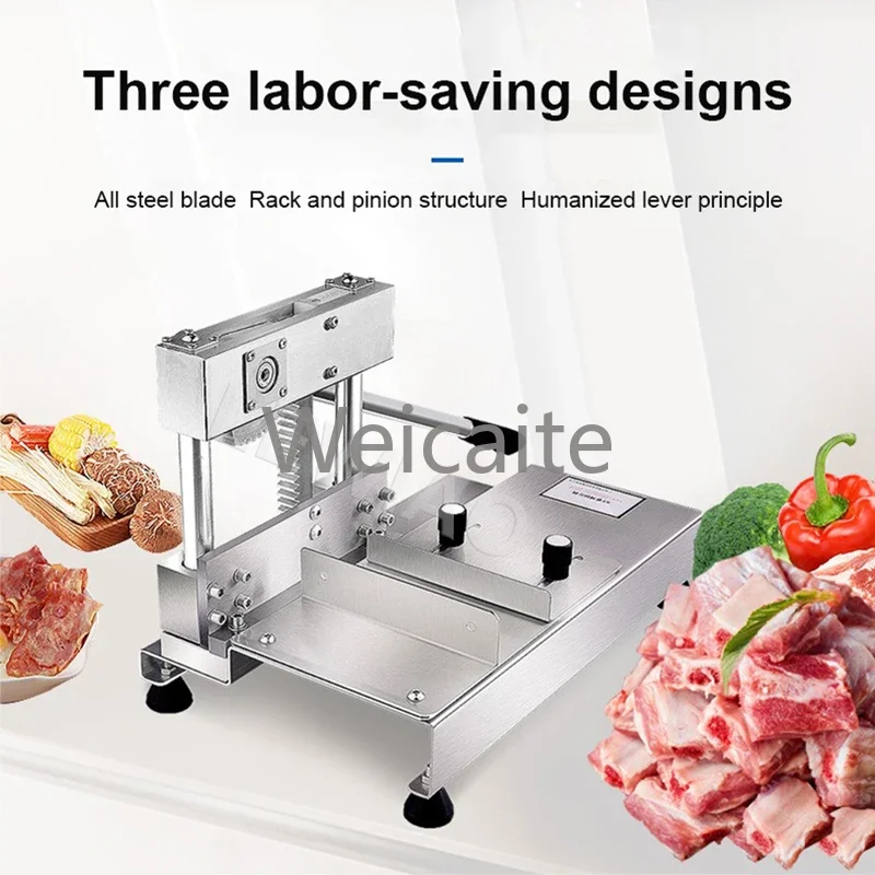 Manual Bone Cutting Machine Pig Feet Cutting Machine Bone Chopper