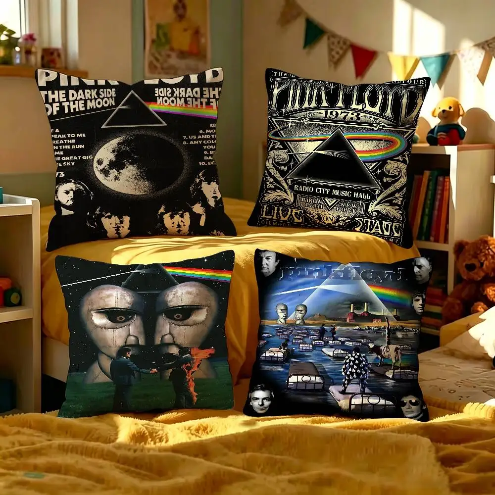 Band P-Pinks F-Floyds Cushion Cover Inches Farmhouse Decor Home Throw Pillow Covers for Couch Decorations