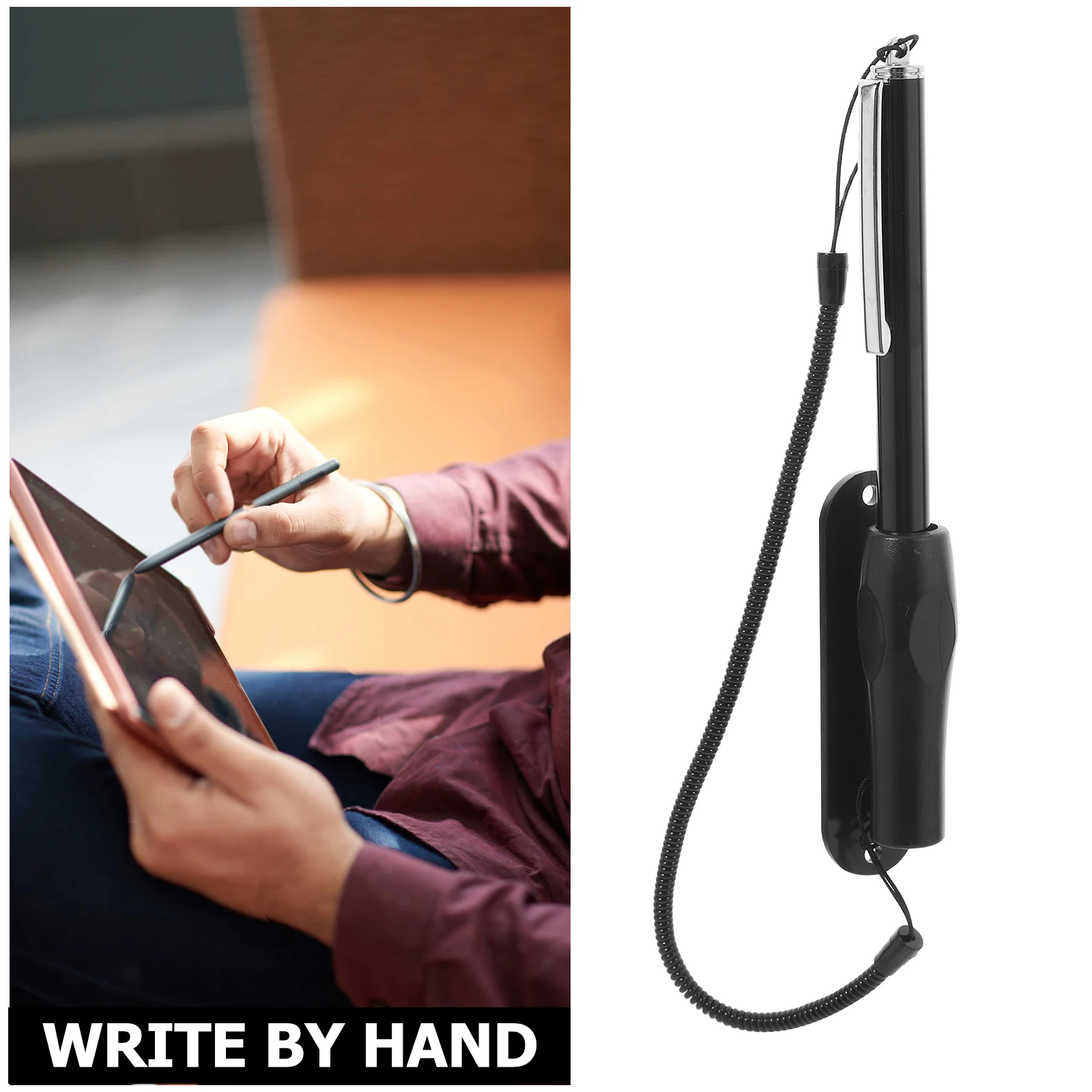 Universal Touch Screen Stylus Pen With Pen Holder For Smartphone Tablet High Sensitivity Handwriting Stylus For Touch Screens