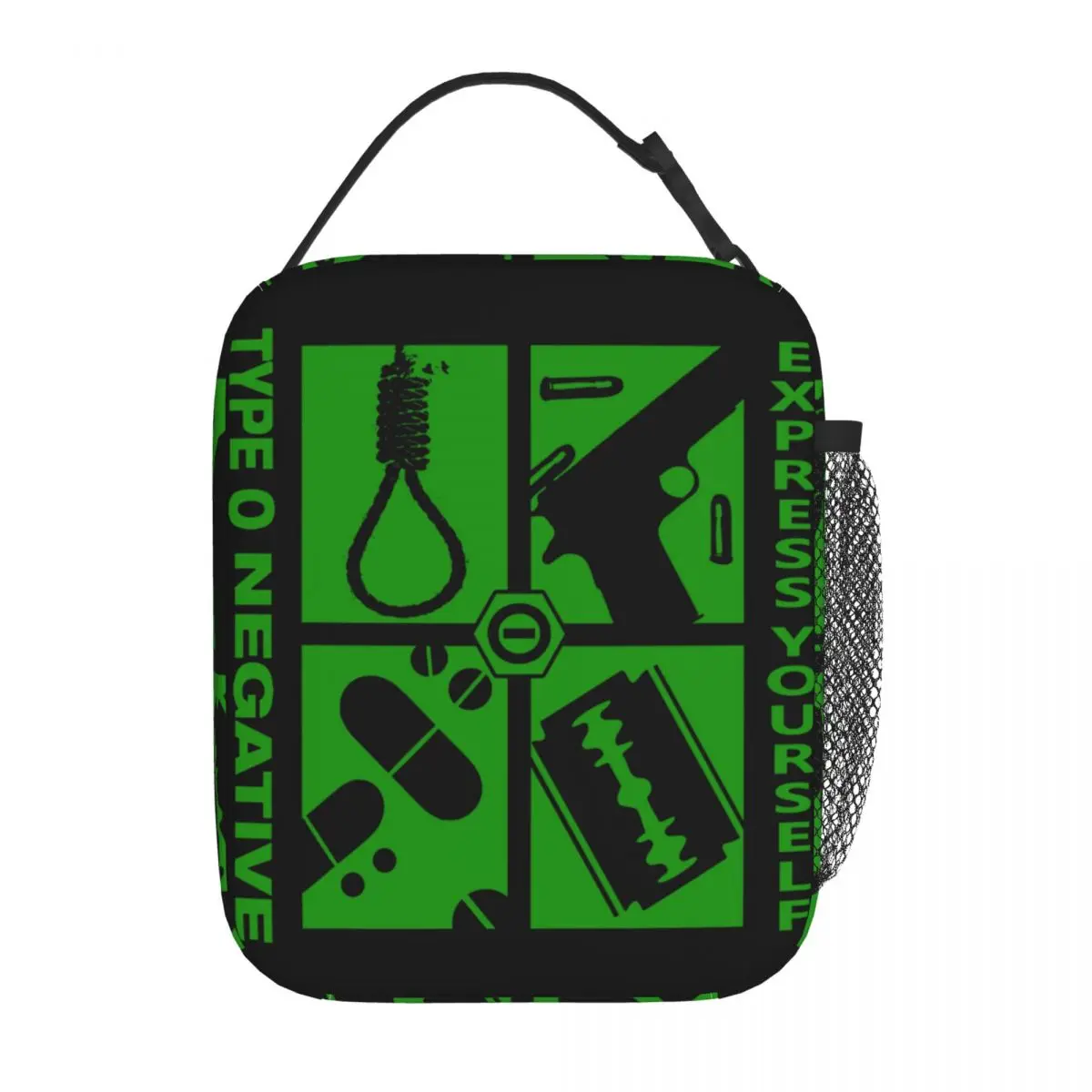 Express Yourself Type O Negative Thermal Insulated Lunch Bags Travel Portable Lunch Container Cooler Thermal Food Box