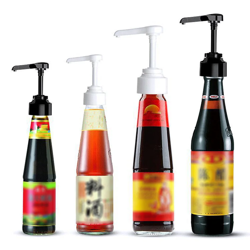 Soap Dispenser Nozzle Cream Pump Heads Oyster Sauce Black Press Pumps Bottle Caps