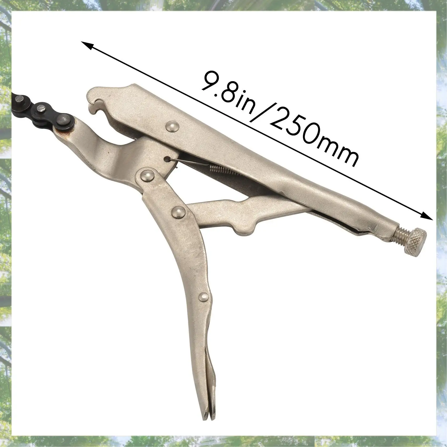 

2025 Trend 10 Inch Chain Vise Clamp Plier Locking Grip Wrench Oil Filter Pipe 16.5 Inch Chain Length