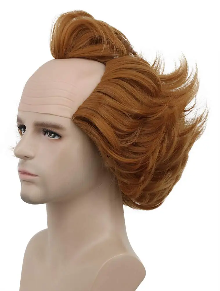 Pennywise المهرج شخصية زي قصير الألياف الاصطناعية شعر مستعار شخصية حفلة الهالوين #4