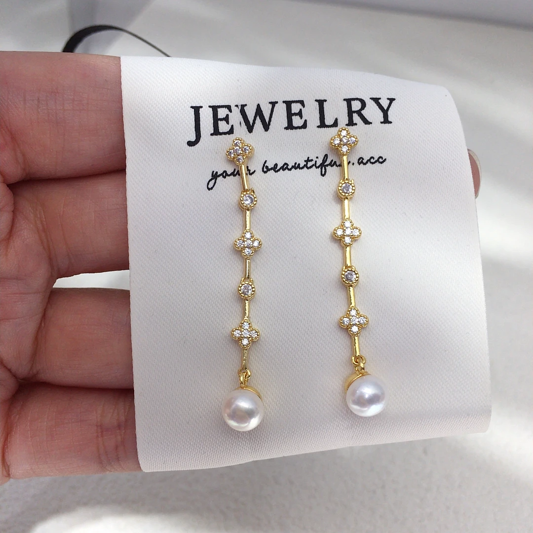 

2026 Natural Freshwater High-Quality Pearl Earrings Minimalist Style Versatile Fashionable Jewelry Gifts New Arrival