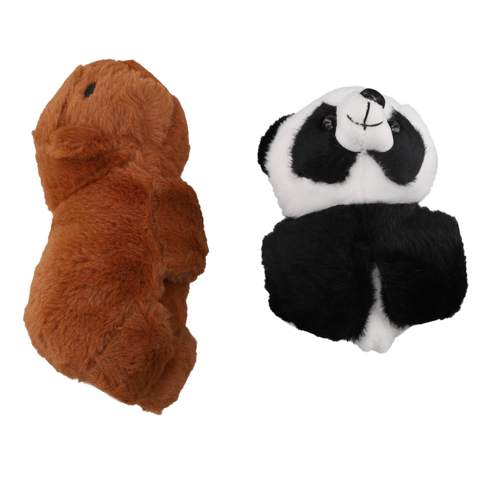 

2PCS Capybara Clap Circle Toys Slap Snap Wrap Wristband Bracelet Capybara Plush Panda Pop Circles Christmas Gift