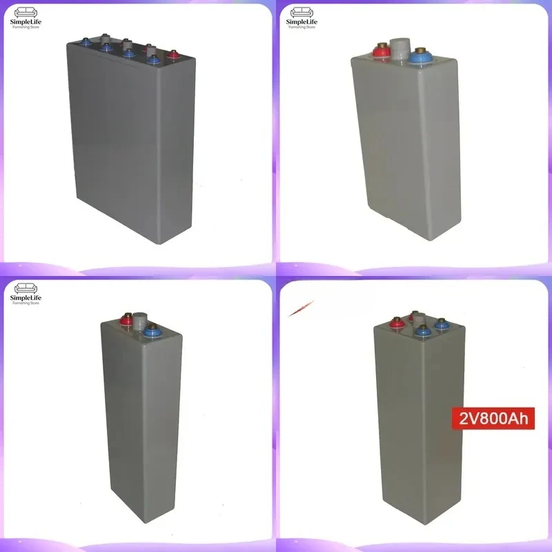 Bateria de Gel Chumbo-Ácido 2V OPzV 1000Ah 1200Ah 1500Ah de Ciclo Profundo para Armazenamento de Energia Solar e Sistema Off-Grid Residencial