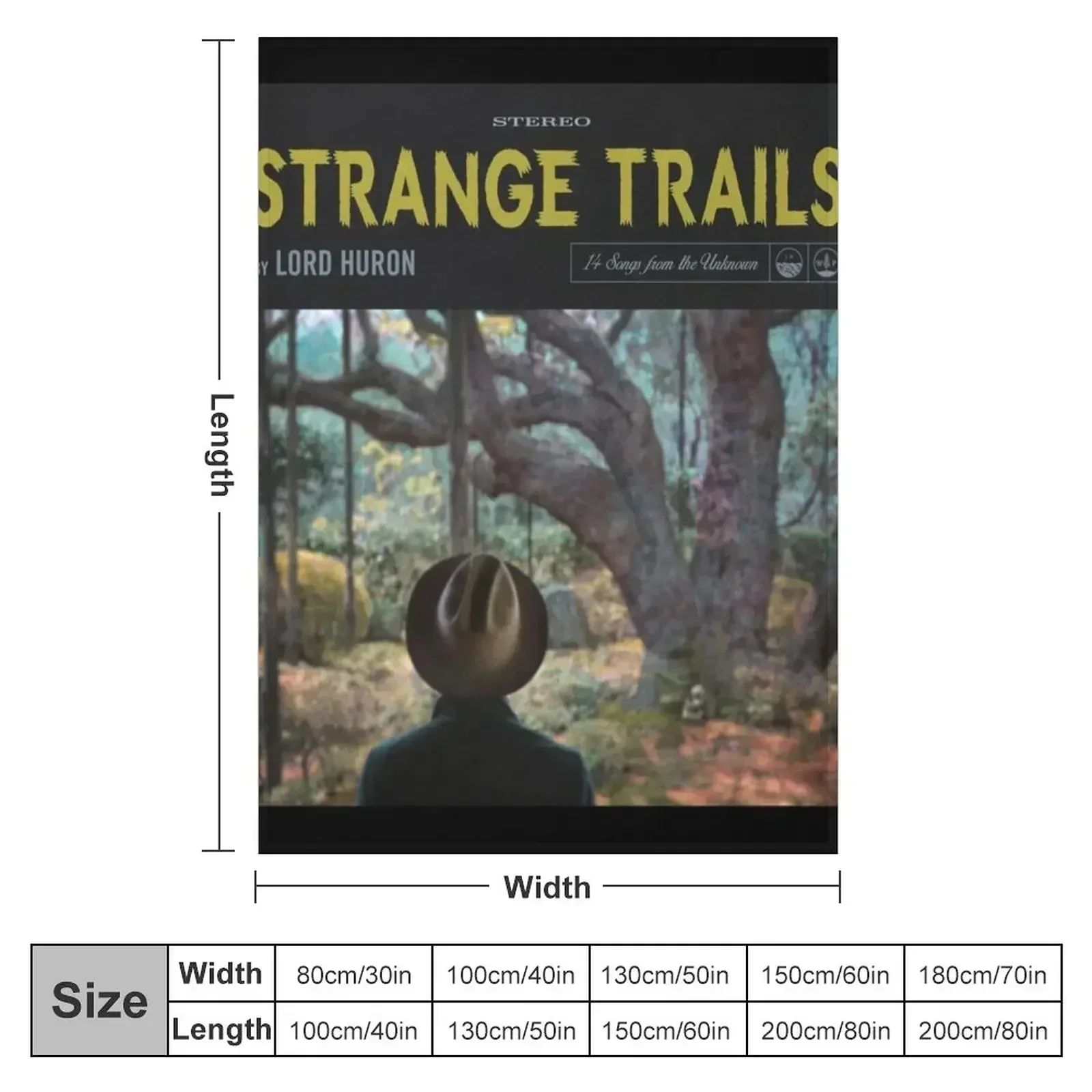 Lord Huron strange trails Throw Blanket Luxury Brand manga Flannel funny gift Bed linens for babies Blankets