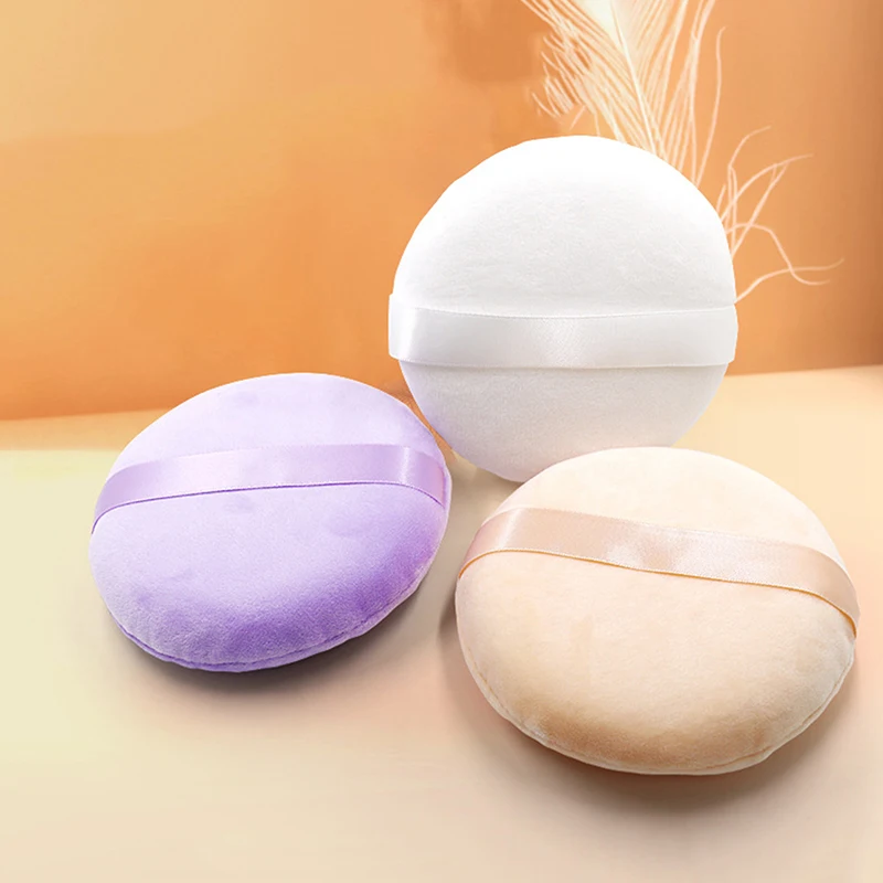 Oversized Loose Powder Puff Makeup Blender Flocking Beauty Sponge Soft Powder Puffs Beauty Makeup Tool Super Large Cosmetic Puff